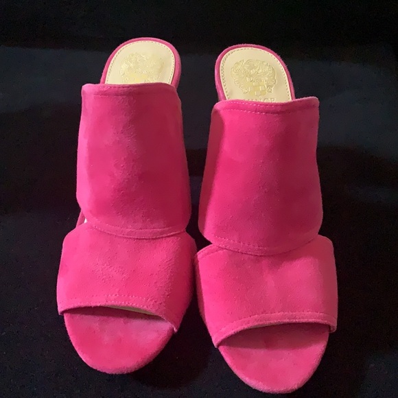 Vince Camuto Open Toe Mules - Picture 2 of 7